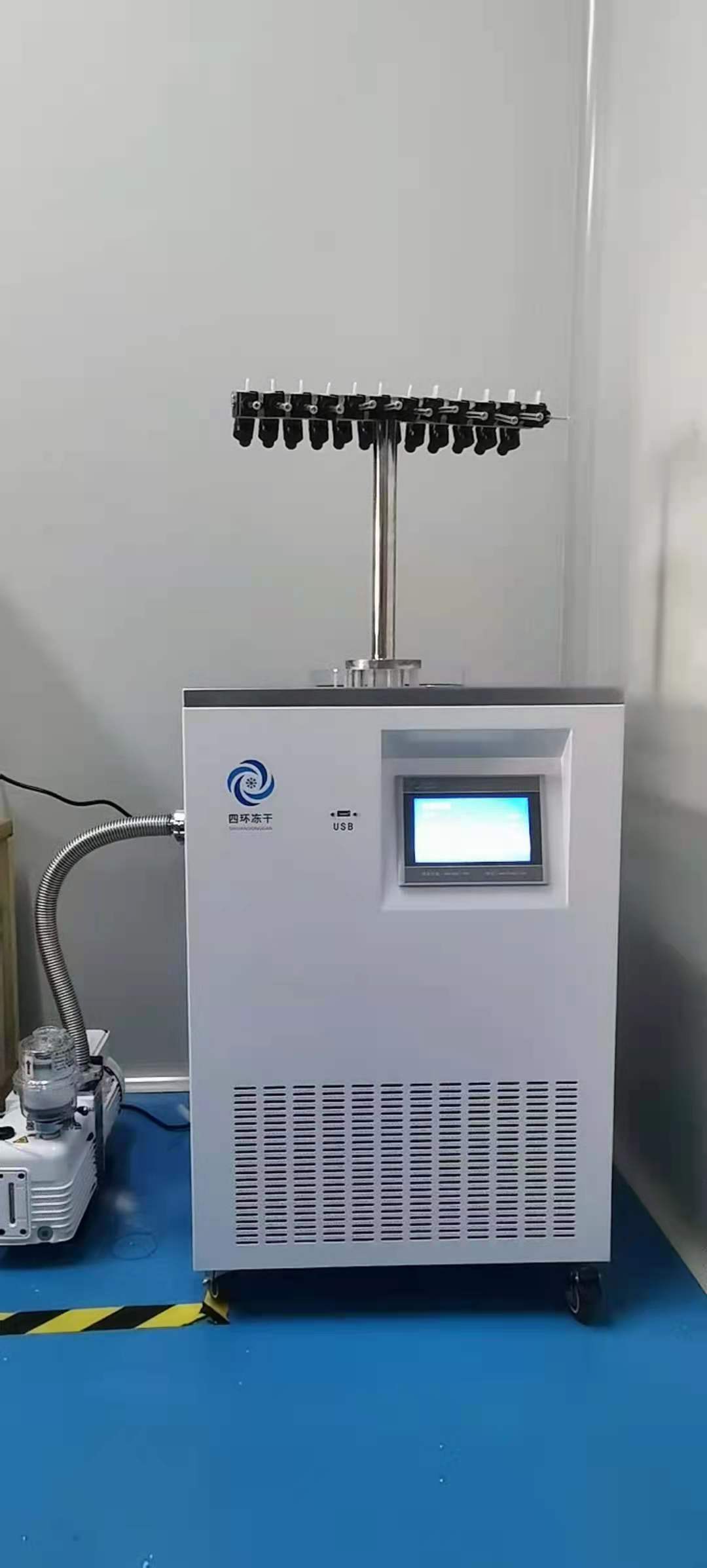 四环冻干LGJ-12D型冻干机落户海斯夫生物科技